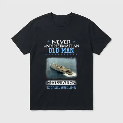 USS Spiegel Grove Veterans T-Shirt – Classic T-Shirt in Black