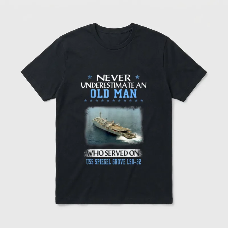 USS Spiegel Grove Veterans T-Shirt – Classic T-Shirt in Black