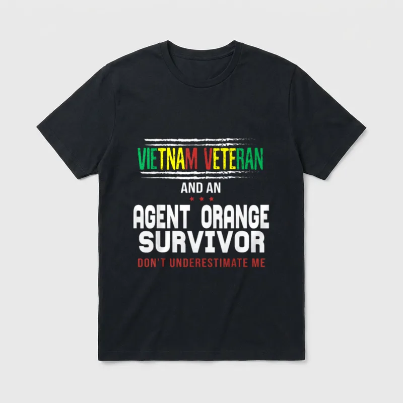 Veteran Survivor Grandpa T-Shirt – Classic T-Shirt in Black