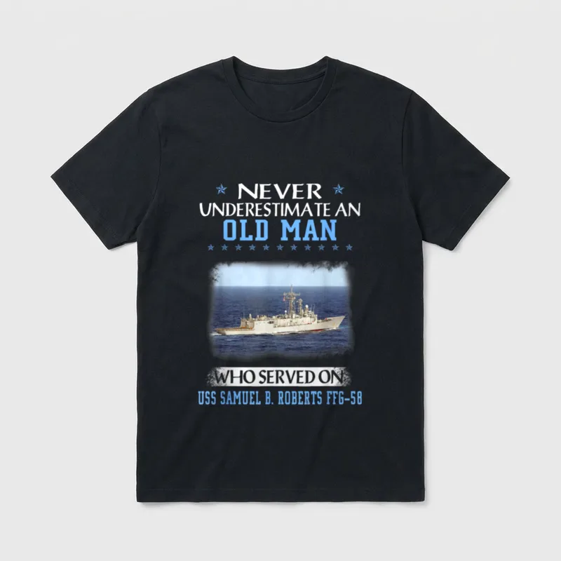 USS Samuel B. Roberts Veteran T-Shirt – Classic T-Shirt in Black