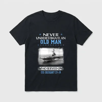 USS Oriskany Navy Veteran T-Shirt – Classic T-Shirt in Black