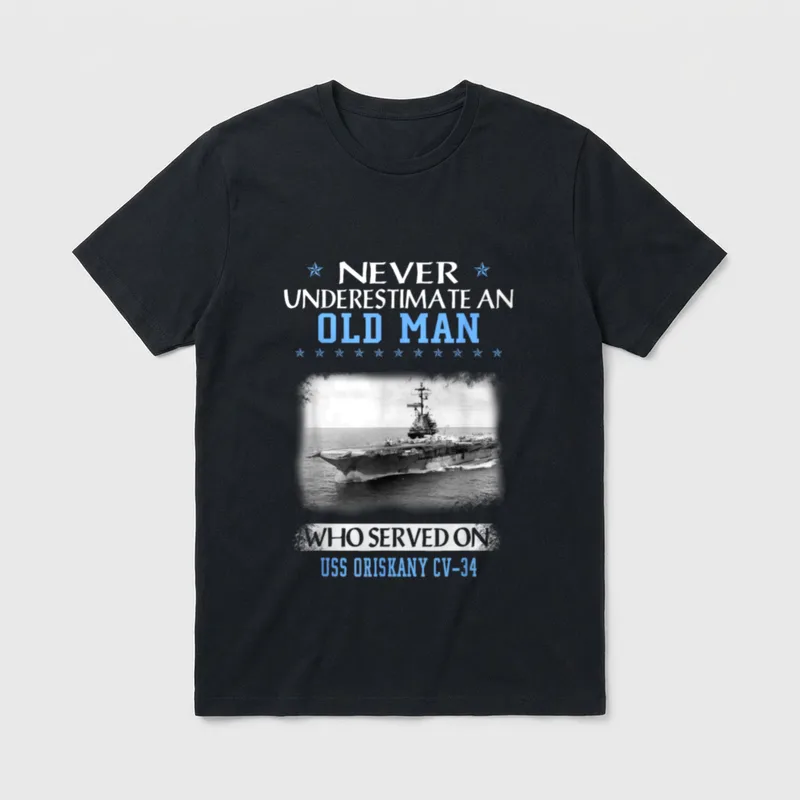 USS Oriskany Navy Veteran T-Shirt – Classic T-Shirt in Black