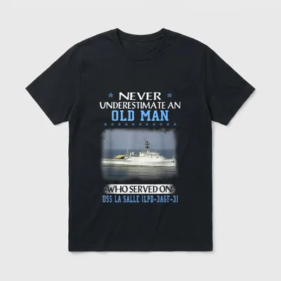 USS La Salle Veteran T-Shirt – Classic T-Shirt in Black