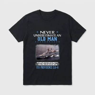USS Providence Veterans T-Shirt – Classic T-Shirt in Black