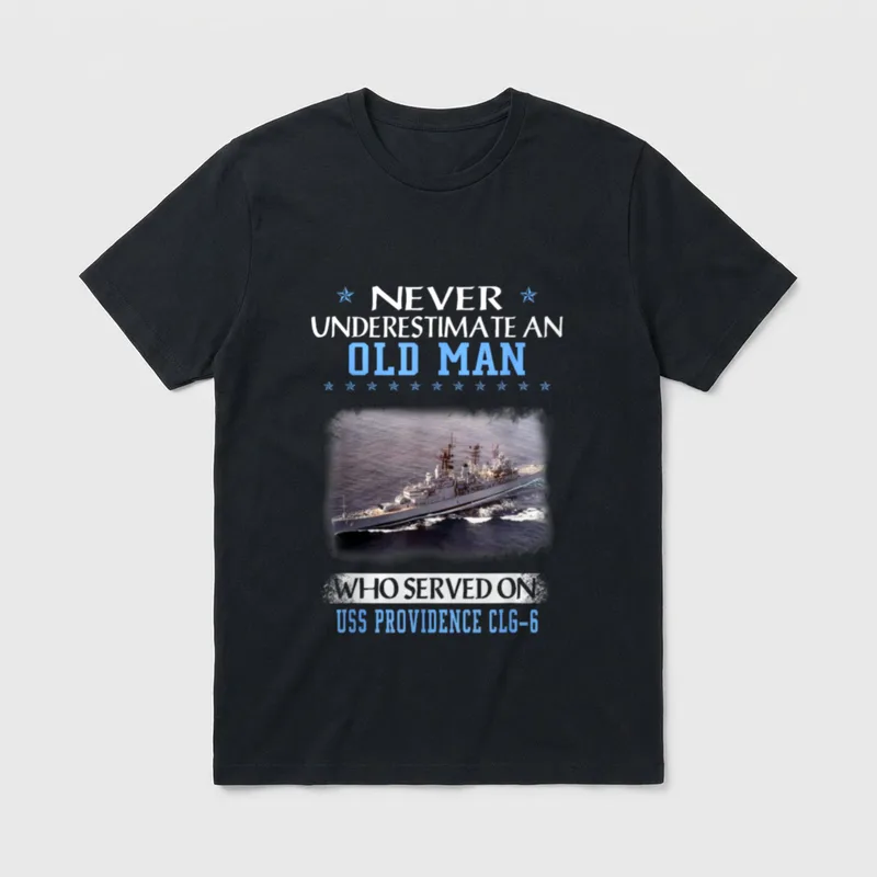 USS Providence Veterans T-Shirt – Classic T-Shirt in Black