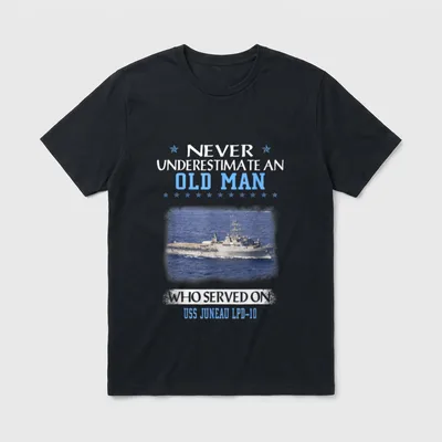 USS Juneau LPD Veterans T-Shirt – Classic T-Shirt in Black