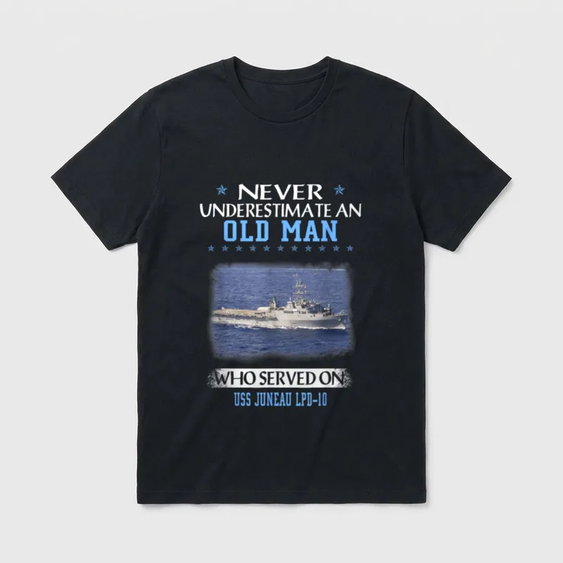 USS Juneau LPD Veterans T-Shirt – Classic T-Shirt in Black