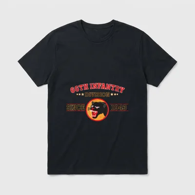 66th Infantry Division Retired Papa T-Shirt – Classic T-Shirt in Black