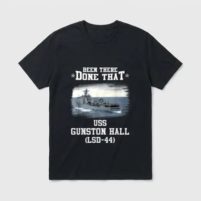 USS Gunston Hall Veteran T-Shirt – Been There Done That with USS Gunston Hall LSD-44 – Classic T-Shirt in Black