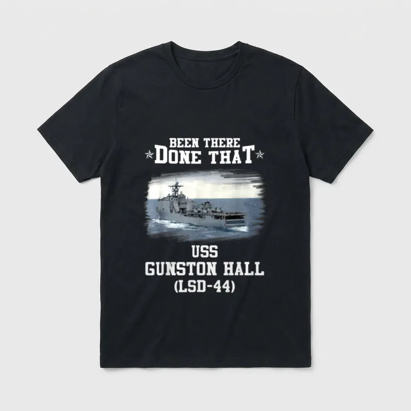 USS Gunston Hall Veteran T-Shirt – Been There Done That with USS Gunston Hall LSD-44 – Classic T-Shirt in Black