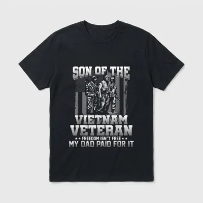Vietnam Veteran Freedom Isn't T-Shirt – Classic T-Shirt in Black