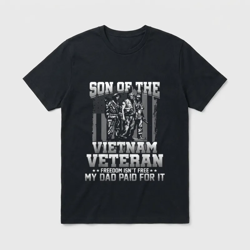 Vietnam Veteran Freedom Isn't T-Shirt – Classic T-Shirt in Black