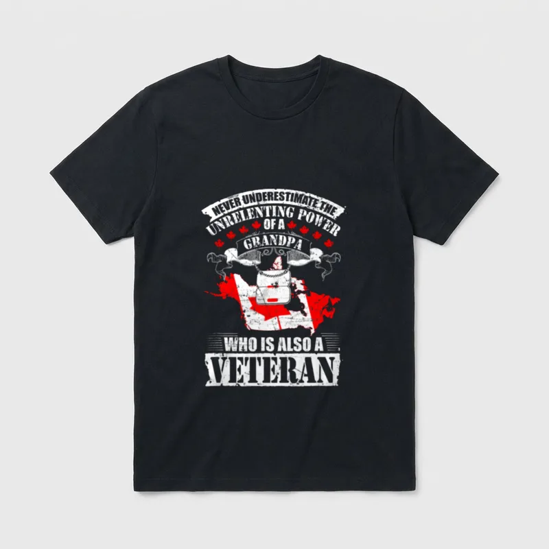 Military Grandpa Legacy T-Shirt – Classic T-Shirt in Black