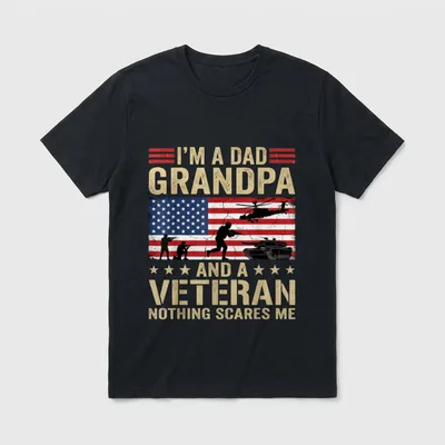 I'm a Dad Grandpa and I’m T-Shirt – Classic T-Shirt in Black