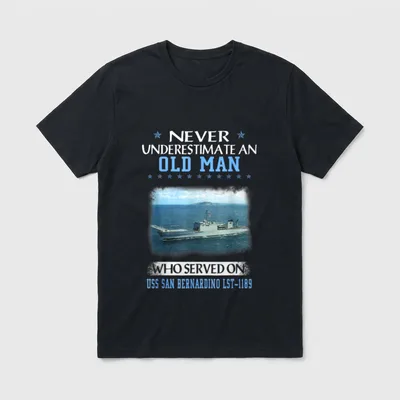 USS San Bernardino Veteran T-Shirt – Classic T-Shirt in Black