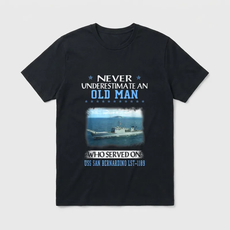 USS San Bernardino Veteran T-Shirt – Classic T-Shirt in Black
