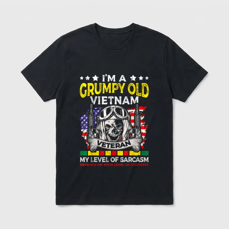 Who Is Also a Vietnam Old T-Shirt – Classic T-Shirt in Black