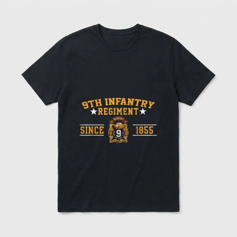 9th Infantry Regiment Veteran T-Shirt – Classic T-Shirt in Black