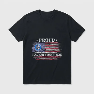 Vintage USA American Flag T-Shirt – Classic T-Shirt in Black