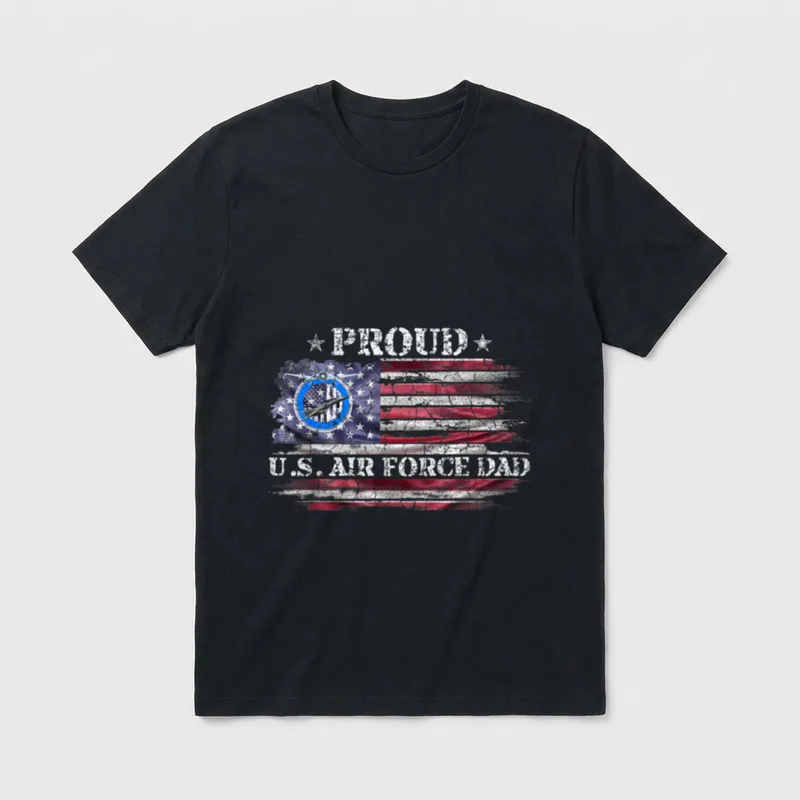 Vintage USA American Flag T-Shirt – Classic T-Shirt in Black