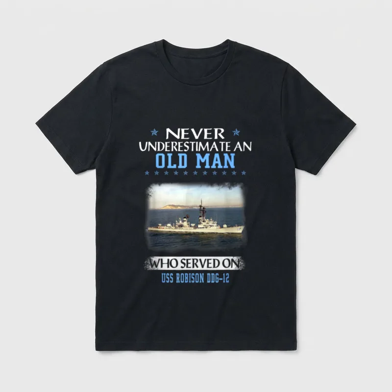 USS Robison DDG-12 Veteran T-Shirt – Classic T-Shirt in Black