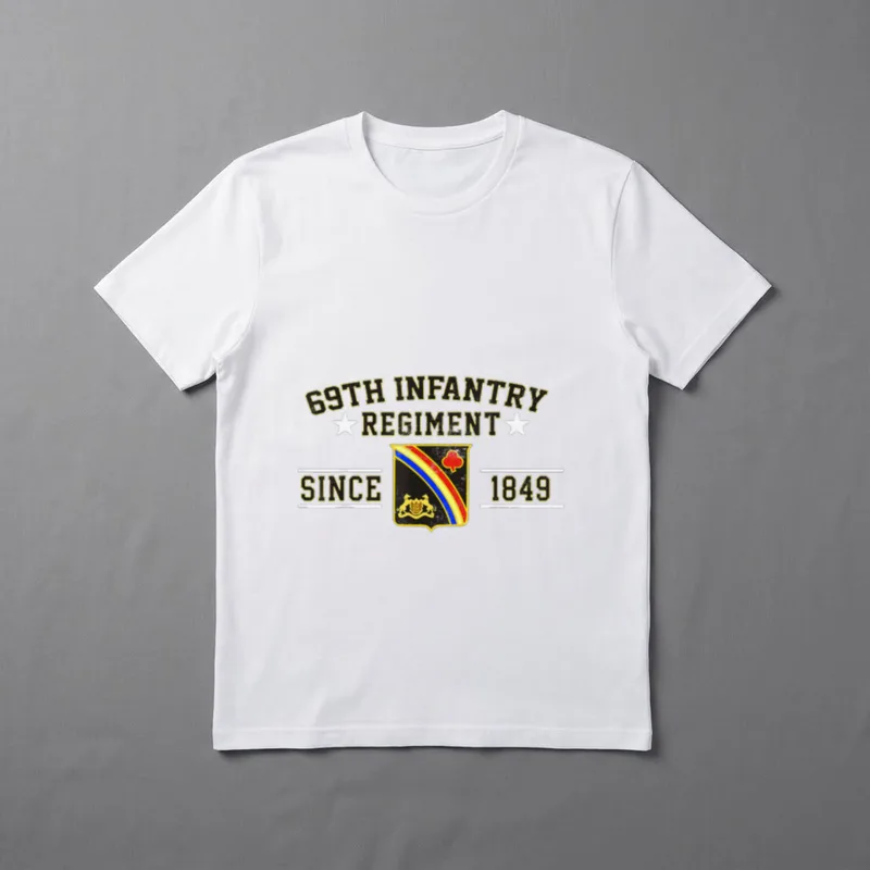 69th Infantry Regiment Veteran T-Shirt – Classic T-Shirt in Black