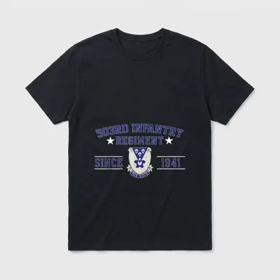 503rd Infantry Regiment Veteran Military Father T-Shirt – Classic T-Shirt in Black