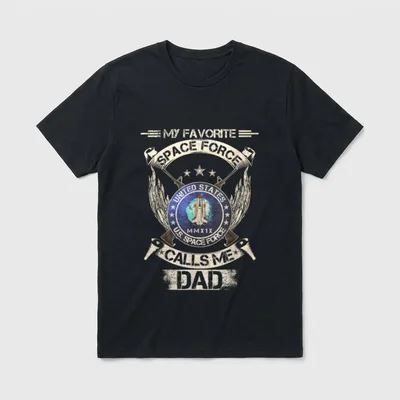 My Favorite US Space Force Veteran T-Shirt – Classic T-Shirt in Black