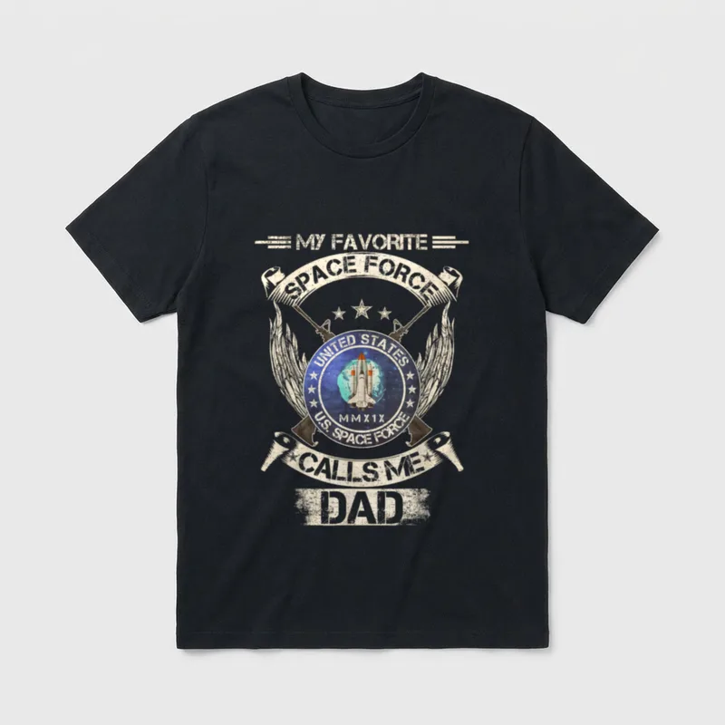 My Favorite US Space Force Veteran T-Shirt – Classic T-Shirt in Black