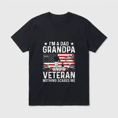 I'm a Dad Grandpa and Vintage T-Shirt – Classic T-Shirt in Black