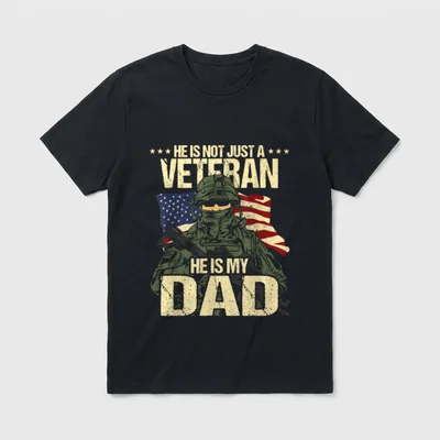 Not Just a Veteran T-Shirt – Classic T-Shirt in Black