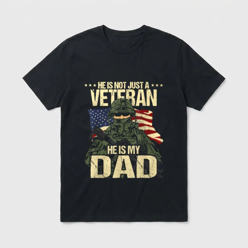 Not Just a Veteran T-Shirt – Classic T-Shirt in Black