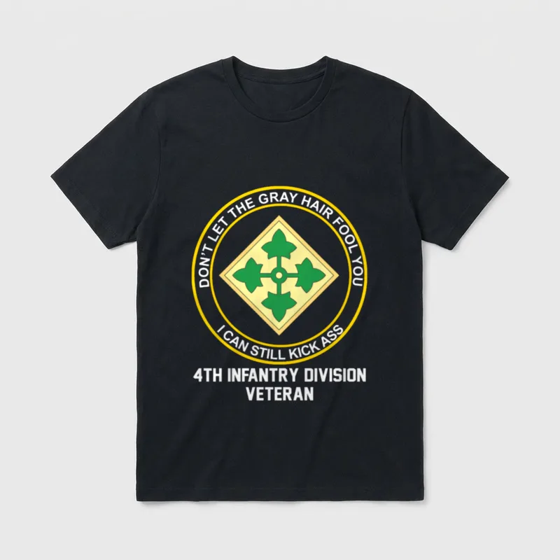Old Man US Army Veteran T-Shirt – Classic T-Shirt in Black