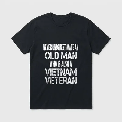 Who Is Also a Vietnam Underestimate T-Shirt – Classic T-Shirt in Black