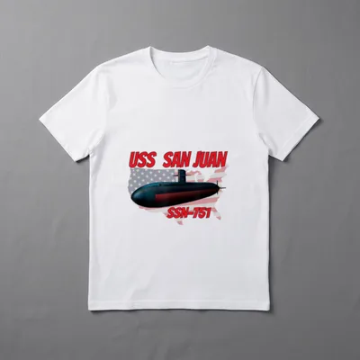 SSN-751 Submarine Veterans Day Father Grandpa T-Shirt – Classic T-Shirt in Black