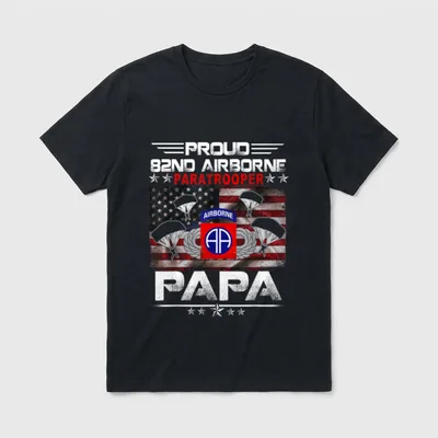Veteran Paratroopers T-Shirt – Classic T-Shirt in Black