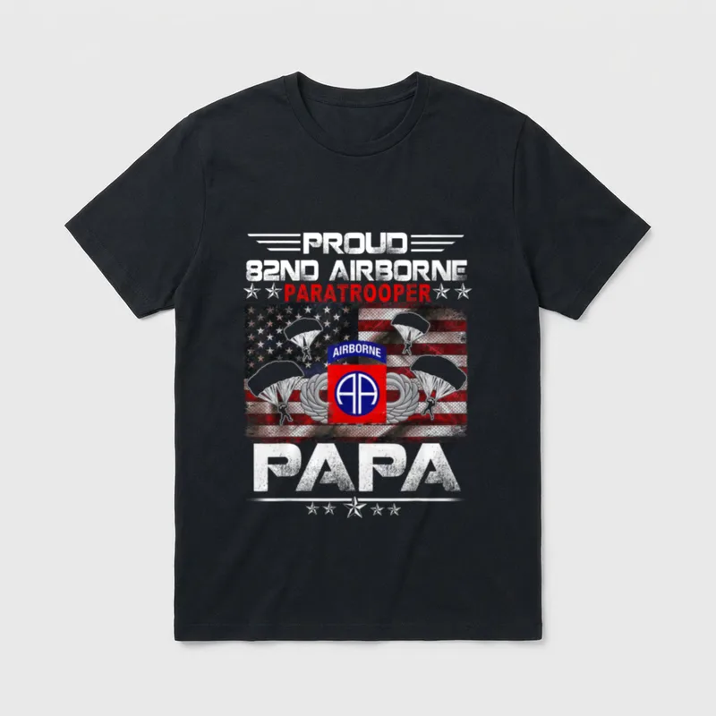 Veteran Paratroopers T-Shirt – Classic T-Shirt in Black