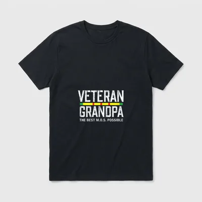 VETERAN GRANDPA the BEST M POSSIBLE T-Shirt – Classic T-Shirt in Black
