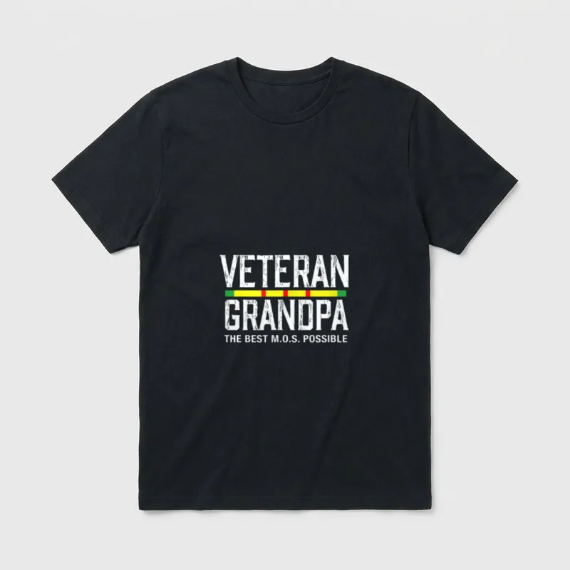 VETERAN GRANDPA the BEST M POSSIBLE T-Shirt – Classic T-Shirt in Black