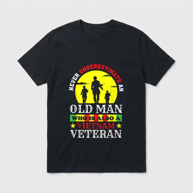 Who Is Also a Vietnam Old T-Shirt – Classic T-Shirt in Black