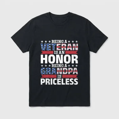 Being a Veteran Is an Perfect T-Shirt – Classic T-Shirt in Black