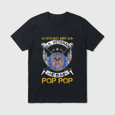 Military Veteran Celebrate T-Shirt – Classic T-Shirt in Black