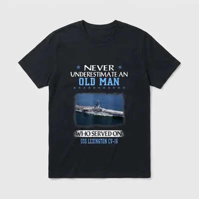 Navy Aircraft Carrier Veteran Dad T-Shirt – Classic T-Shirt in Black