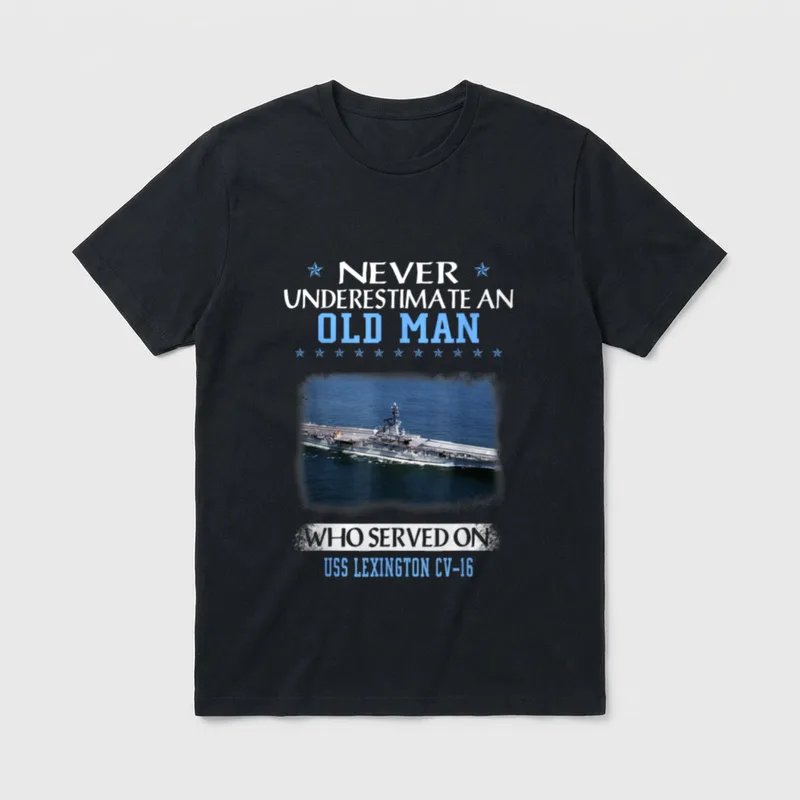 Navy Aircraft Carrier Veteran Dad T-Shirt – Classic T-Shirt in Black