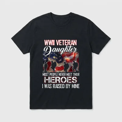 Military Veteran Family Pride T-Shirt – Classic T-Shirt in Black