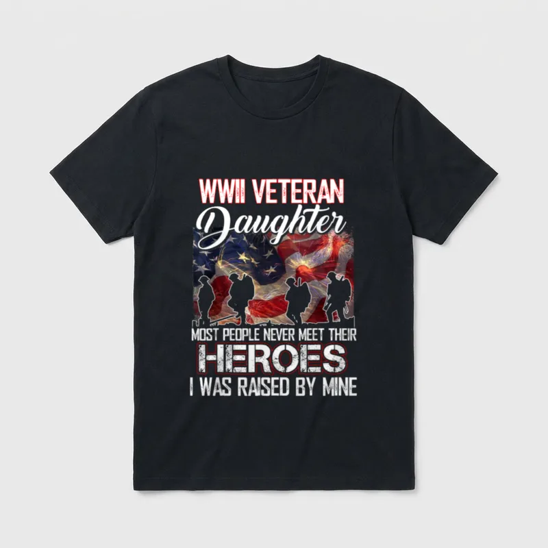 Military Veteran Family Pride T-Shirt – Classic T-Shirt in Black
