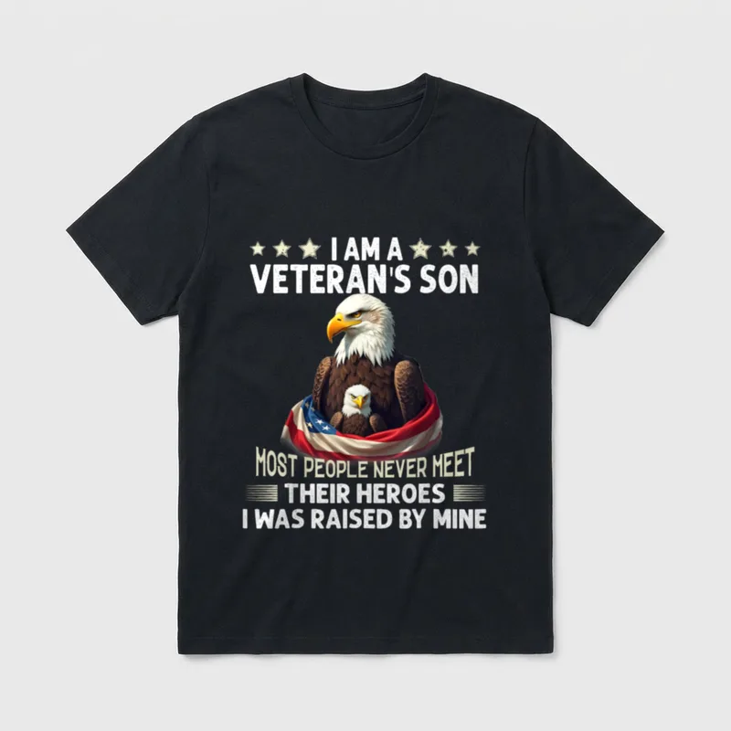 Veteran's Son Hero T-Shirt – Classic T-Shirt in Black