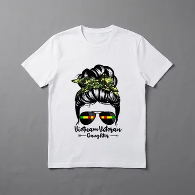 Vietnam Veteran Daughter T-Shirt – Classic T-Shirt in Black