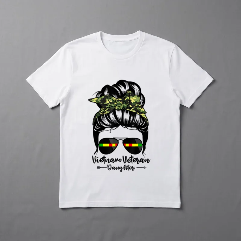 Vietnam Veteran Daughter T-Shirt – Classic T-Shirt in Black