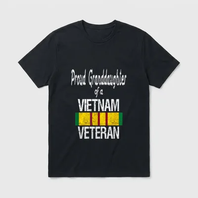 Military Family Granddaughter T-Shirt – Classic T-Shirt in Black